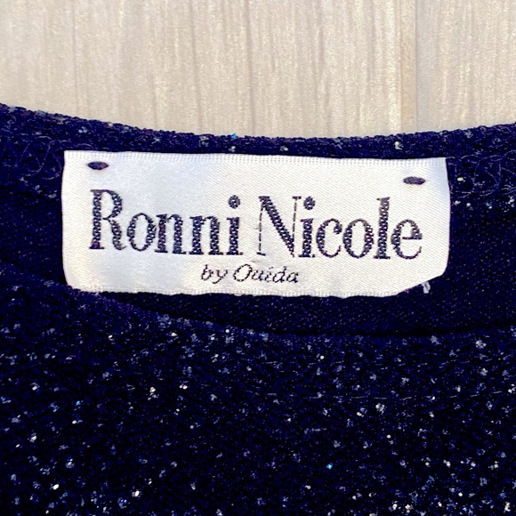 Vintage Ronni Nicole Sleeveless Fringe Blouse - Picture 3 of 7